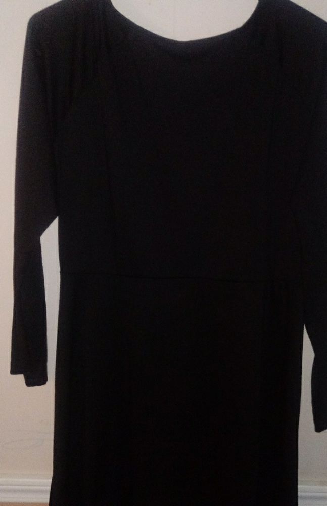 Beyove Dress Black 3/4 Sleeves - Picture 2 of 8